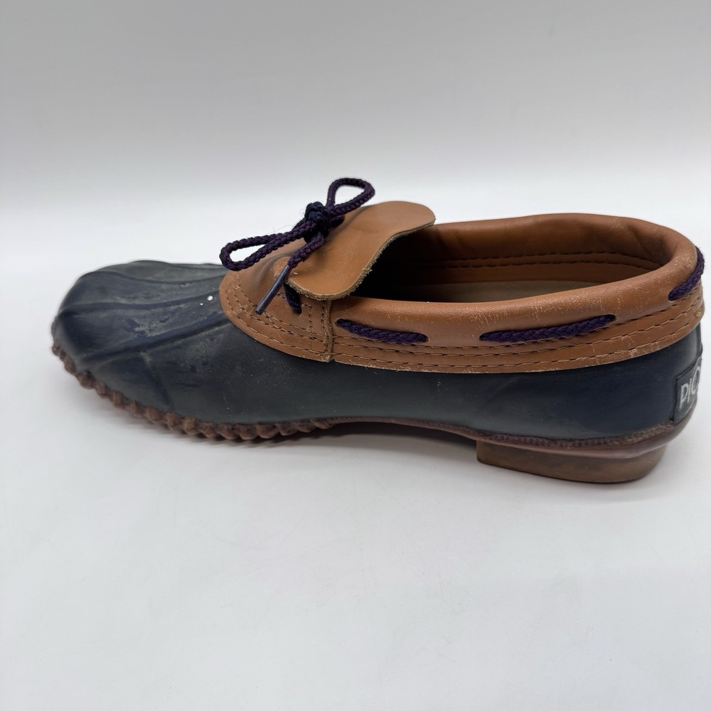Vintage Pioneer Women's Size 8 Duck Shoes Slip On Fleece Lined Rubber Mocs Korea
